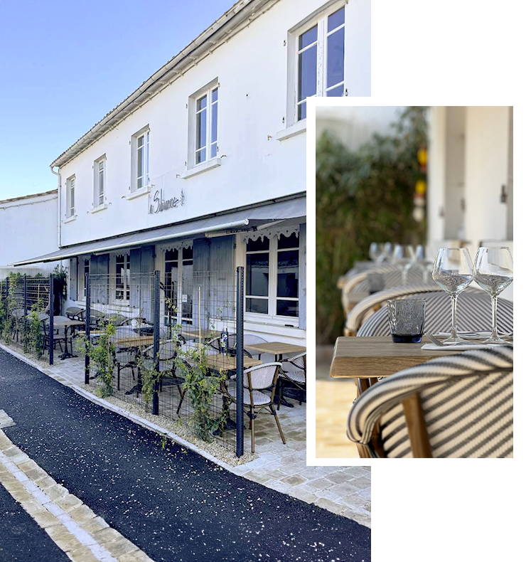 Le restaurant - La Salicorne - Restaurant Ile de Ré ouvert toute l année - Resto La Couarde